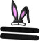 Veemoon Gaming Headset Bunny Ears Headphone Decor Silicone Headset Decors Cosplay Props