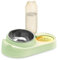 Marchul Gamelle pour chat en acier inoxydable - Gamelle d'eau par gravité pour chat - Gamelle inclinée pour chats et petits chiens