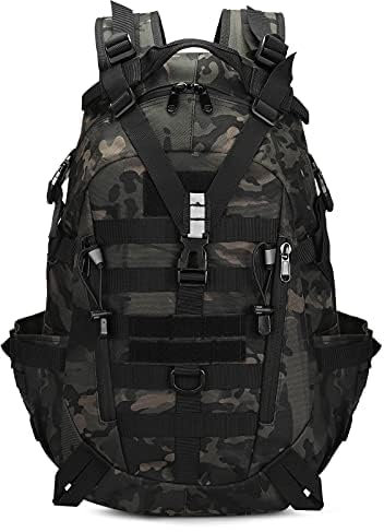ENJOHOS Militär Rucksack 30 Liter Taktischer Rucksack 30L Bundeswehr Rucksack Tactical Backpack für Herren Damen Reise Camping Trekking Bergsteigen, Camo