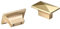 CILEYTION Heavy-Duty Cabinet Knobs - 10 Pieces, Gold Drawer & Door Knobs, Handles for Kitchen & Wardrobe