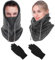 Sturmhaube Winter Gesichtsmaske Balaclava Herren Damen, Multifunktionale Winddichte Fleece Balaclava Skimaske Motorradmaske Kapuzenschal Sturmhaube Gesichtshaube für Outdoor Ausrüstung Winter