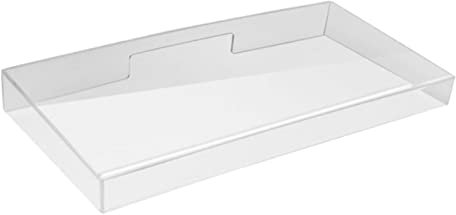 MOLUCKFU Acrylic Keyboard Cover for Ergonomic Keyboard Dust Protector Stand for Case