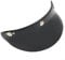 ZiStarlilife 3-Snap Motorcycle Helmet Visor Peak Protector Shield, Scratch Resistant Polycarbonate For Sun Protection, For Open Face Half Helmets, Black 250Mm X 80Mm