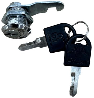 One of a Kind UK Replacement Lock and Key Set for Wall Mounted Post Box Secure Cam Lock with 2 Spare Keys Compatible with Parcel & Mailboxes