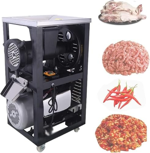 Picadora de carne multifunción, trituradora de huesos, capacidad de 200 a 230 kg/h, for alimentación animal de pasto, 3000 W