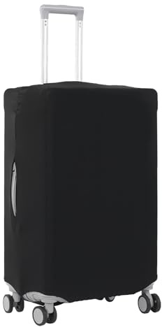 Xyvor Funda Maleta Grande, Funda Maleta Cabina, Fundas Maletas De Viaje | Cubierta De Equipaje, Protector Maletas Viaje, Elástico, Lavable, Antiarañazos, para Equipaje (Negro, XL:29-32 Inches)
