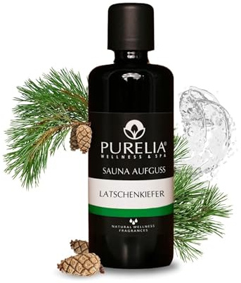 PURELIA Saunaaufguss Konzentrat Latschenkiefer 100 ml natürlicher Sauna-aufguss - reine ätherische Öle