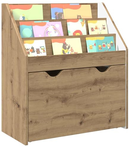 vidaXL Kinderregal Artisan-Eiche 60 x 29,5 x 69 cm Holzwerkstoff