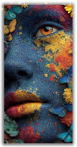 Diamond Painting Mujer Diamond Painting Adultos Grande XXL 40x80cm Pintura de Diamante Abstracto Diamantes para Manualidades,5D DIY Punto de Cruz Diamante Set para Decoracion Hogar Pared Regalo P1-605