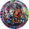 Balon Evi Monster High Teller 8er, Rund, Gemustert, Dinnerplatte
