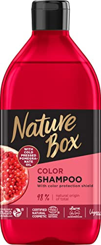 Nature Box Pomegranate Oil Shampoo - 385 ml - Granatapfel - Regeneration, Reinigung - Hydratisierend - Gefärbt - Unisex - Haar