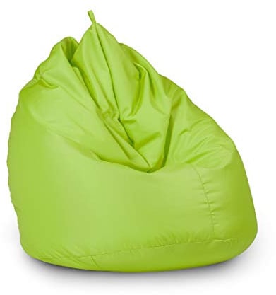 haus & garten Sitzsack Beanbag Indoor Outdoor für Kinder und Erwachsene viele Farben und Größen zur Auswahl (85x125, Grün)