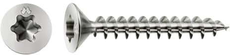 MUSTAD PLO02016 Vis à Bois Panelvit Torx TX20 tête fraisée 4.0x50 Filetage Total-Boite de 500-PVACXP400500C8C