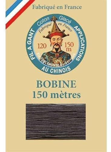 Sajou Bobine de Fil à Gant - Fil Patchwork et appliqué Fil Au Chinois - Fabriqué en France - Coloris 190 : Ardoise