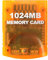 Senpinkboo 1024MB(16344 Blocks) Memory Card for Nintendo Wii/Gamecube