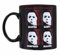 Silver Buffalo Keramiktasse 'Many Faces of Michael Myers', 590 ml, für Heißgetränke, Halloween