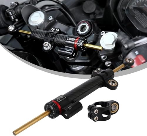Staffa Ammortizzatore di Sterzo Moto,13Ammortizzatore di Sterzo Universale | per la maggior parte delle Moto Bici da Strada Sport Bici da Corsa Bici da Strada in Fibra di Carbonio