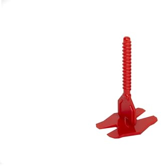 RUBI | Cross T Base 3 mm Cyclone Level System for Tiles Thickness 3 to 18 mm | 300 Units | System for Facilitating Large Format Ceramic Laying | Tile Levelers