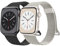 AGOO 2 PCS Cinturini Compatibile per Apple Watch Cinturino 44mm 42mm 45mm 40mm 38mm 41mm, Cinturini in Acciaio Inossidabile a Maglia Milanese per iWatch Series 9 8 7 6 5 4 3 2 1 SE