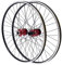 SHZICMY Juego de ruedas traseras delanteras de 29 pulgadas, juego de ruedas dobles de seis orificios, disco de aleación de aluminio, llantas de disco MTB (rojo)