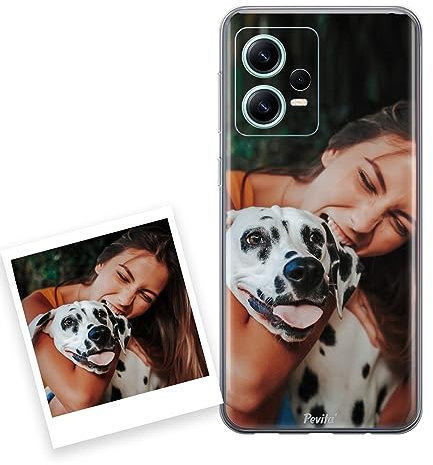 P Pevita Funda Compatible para Redmi Note 12 5G / Poco X5 Personalizada con Foto o Imagen | Funda Personalizable para Redmi Note 12 5G / Poco X5
