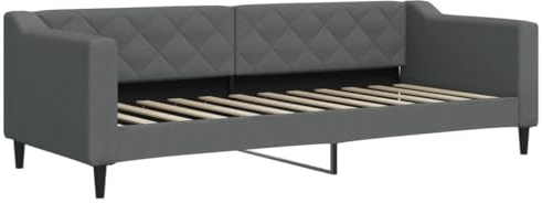 vidaXL Tagesbett Dunkelgrau 80x200 cm Stoff