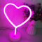 Rosa LIEBE Vertikale LED Schreibtischlampe mit schöner Dekoration Schlafzimmer Neon Lichtschalter Steuerung, die Geschenke an geliebte Freunde gibt Nacht Wohnzimmer Atmosphäre Licht