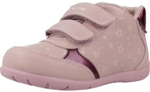 Geox B Elthan Girl B, Scarpe da Ginnastica Bimba 0-24, Rosa, 23 EU