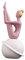 GREENADSCAPE Vintage-Harz-Ornament Figur des Ballettmädchens Desktop-Ornament Für Mädchen Yoga-dekor Yoga-göttin-statuen Yoga-skulptur Yoga-Figur Tanzendes Mädchen Sportdekor Mädchen Basteln