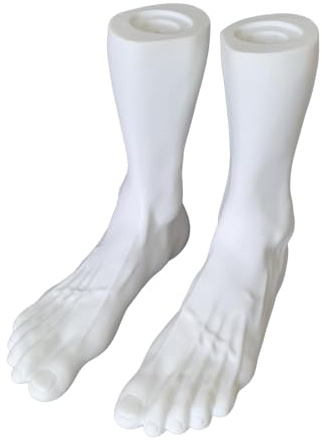 Fenteer Schaufensterpuppe Füße Multifunktionale Simulation Männlichen Fuß Display Männer Füße für Display