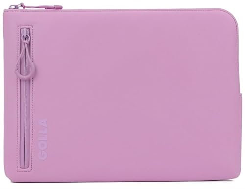 Golla Laptop Tasche/Wasserdichter Laptop Sleeve aus Neopren/Für MacBook, Asus und weitere Notebooks/Elegante Laptophülle/Reißverschluss mit Neoprenmantel / 13 Zoll/Pastel Lilac
