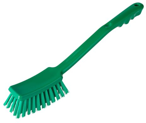 1 Stück Haug Bürsten Haug Bürsten, Stielbürste, langer Griff, Packung, grün, L: 40cm, B: 4,8cm, H: 7cm