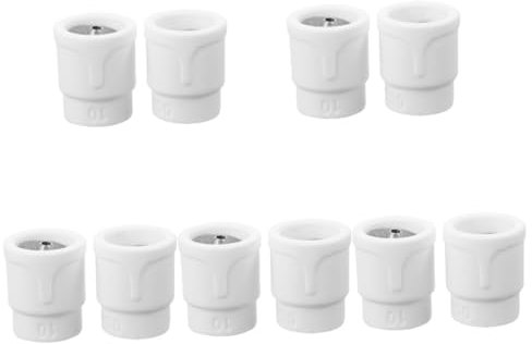 TOPPERFUN 10pcs Ceramic Tig Gas Nozzle Cup Tig Welding Torch Cup Gas Ceramic for Welding