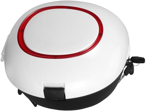 Alipis Motorrad Hecktasche Topcase Gepäckträger Heckbox für Reisen Tägliche Fahrten Campingausflüge mit Weicher Rückenlehne Zubehör