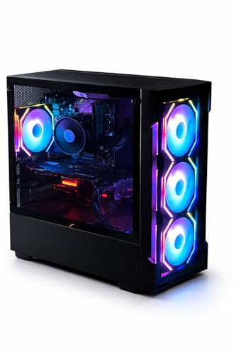 OTZ APEX 4.0 High-Performance Gaming PC – Intel Core i7, NVIDIA Graphics, 16GB/32GB RAM, Windows 11 Desktop Computer 500GB SSD + 1TB HDD (Nvidia RTX 3050, Intel Core i7 4770)