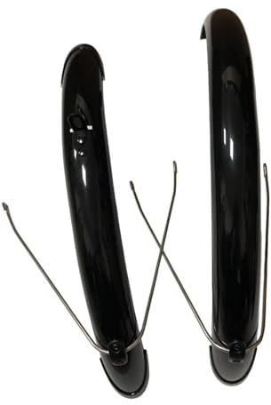 ZYIHNIRB Faltbare Fahrradschutzbleche, Spritzschutz für 20 Zoll Räder, 46 Mm Breit, Robuste Schwarze Schutzbleche für Vorder Und Hinterrad, Style A