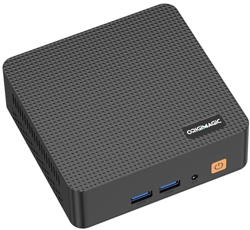 origimagic C5 Ryzen 5 3500U Mini PC, Windows 11 Pro, 4 Core, 8 Threads, Fino a 3,7 GHz, 8 GB DDR4 RAM, NVMe PCIE3.0 256 GB SSD, 4K@60Hz Triple Display, HDMI2.0, USB-C