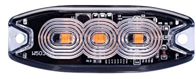 LED-MARTIN 2er Sparset R65 Blitzmodul SF3 - super flach - 12V 24V - mit ECE-R65 Zulassung - Als Frontblitzer, Stauwarner, Heckwarnanlage für PKW, LKW geeignet.
