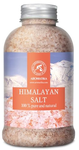 Himalaya Salz Rosa Kristallsalz 600g - 100% Rein & Natürlich - Natursalz - Salz Himalaya für Guten Schlaf - Stressabbau - Baden - Himalaya Badezusatz