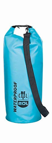 Kühltasche Tube Waterproof Pack-Sack 20L BE Cool Wasser- und Winddichter Kühlkorb Rund Blau foolonli