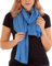 DOLCE ABBRACCIO by RiemTEX Schal Damen PRIMAVERA XXL Schals & Tücher in Hellem Blau Halstuch Stola Pashmina aus Chiffon für Sommer Frühling Ganzjährig Tuch Damenschal Chiffontücher (Hellblau)