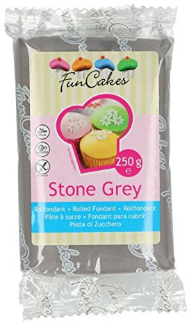 FunCakes Fondant -Stone grau (1 x 250 g)