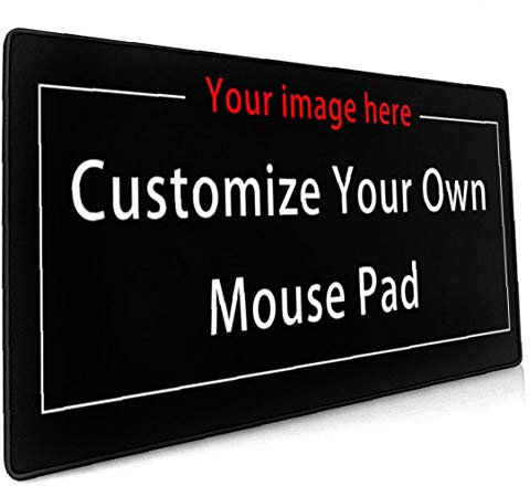 Tappetino per mouse da gioco grande personalizzato (40cm x 90cm) Tappetini per il Mouse personalizzati per tastiera del computer con Foto Testo personalizzata mouse pad per giocatori Studio ufficio