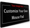 Tappetino per mouse da gioco grande personalizzato (40cm x 90cm) Tappetini per il Mouse personalizzati per tastiera del computer con Foto Testo personalizzata mouse pad per giocatori Studio ufficio