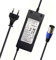 Abakoo Chargeur de batterie, 54,6 V 2 A, pour batterie 13S batteries, Li-ion 48 V, avec connecteur XLRM, pour vélo électrique, Ebike, skateboard