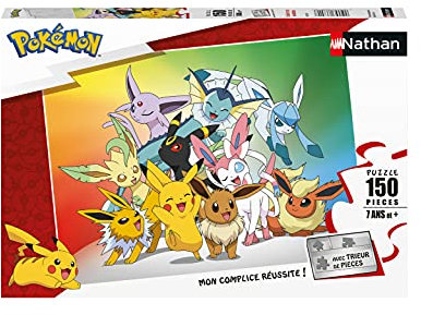 Ravensburger 4005556860302 150 pièces-Evoli et SES évolutions/Pokémon Pokemon Puzzle für Kinder