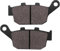 Cnornus Bremsbelag Hinten für Honda CBR 250F 1996-2001/CB 500 XD (Twin) 2013/XL 650 VY/V1-V7 Transalp 2000-2007/ZR 750 PBF/PCF 2011-2012