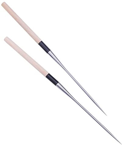 TOPBATHY 1par Palillos De Sashimi De Acero Inoxidable Reutilizables Puntas Finas Para Sushi Utensilios Japoneses De Cocina De Diseño Elegante y Funcional