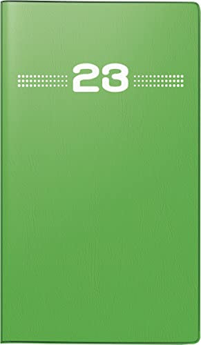 rido/idé Monatskalender Modell Miniplaner d 15 2023 Blattgröße 8,7 x 15,3 cm grün, 7045472013