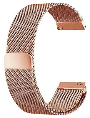 COOL SMARTPHONES & TABLETS ACCESSORIES Correa Universal 22mm Amazfit GTR/Stratos/Huawei/Samsung/Elite/Sunset Metal Rose Gold, Estandar (8434847057361)